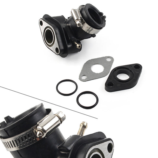 Carburetor Intake Manifold Inlet Pipe Gasket for GY6 50cc Gas Moped Scooter Bike Q