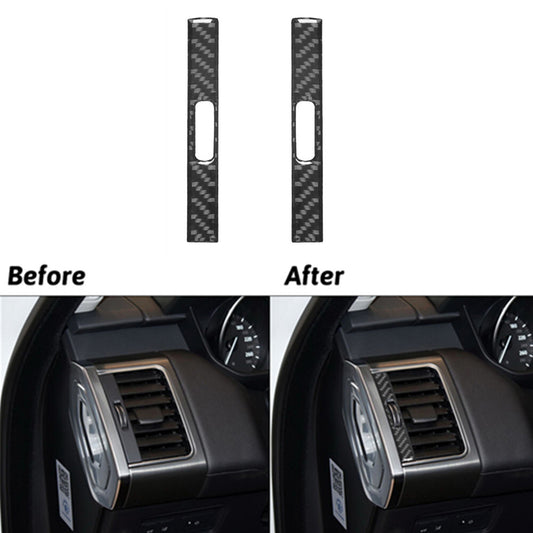 Carbon Fiber Dash Air Vent Strip Cover Trim For Land for Range Rover Sport 2014-2017
