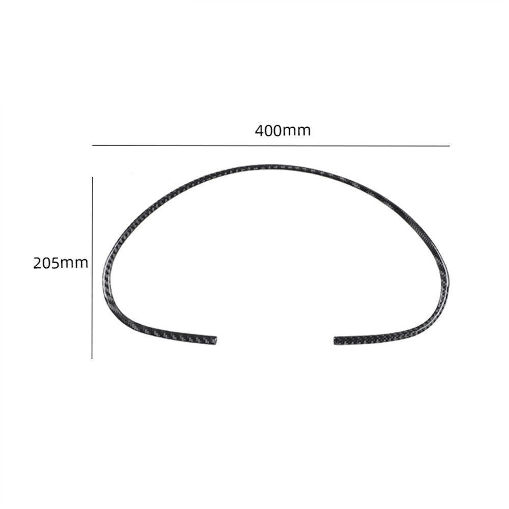 Carbon Fiber Dashboard Speedmeter Panel Trim Fit for Benz C Class W203 2005-2007