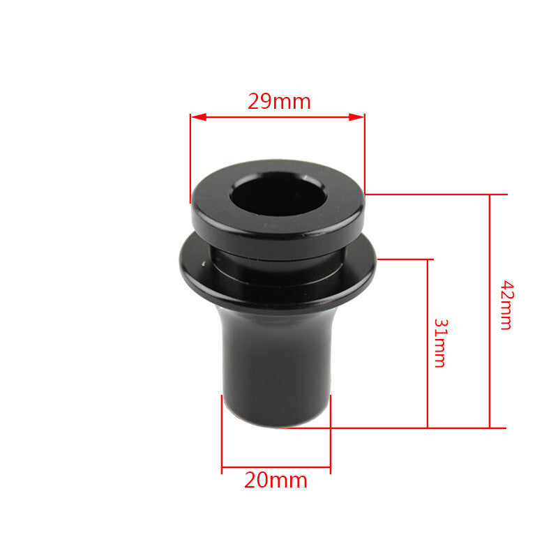 M10x1.5 Shift Knob Boot Retainer Jam Nut Adapter Black Manual Gear Shifter Lever Q