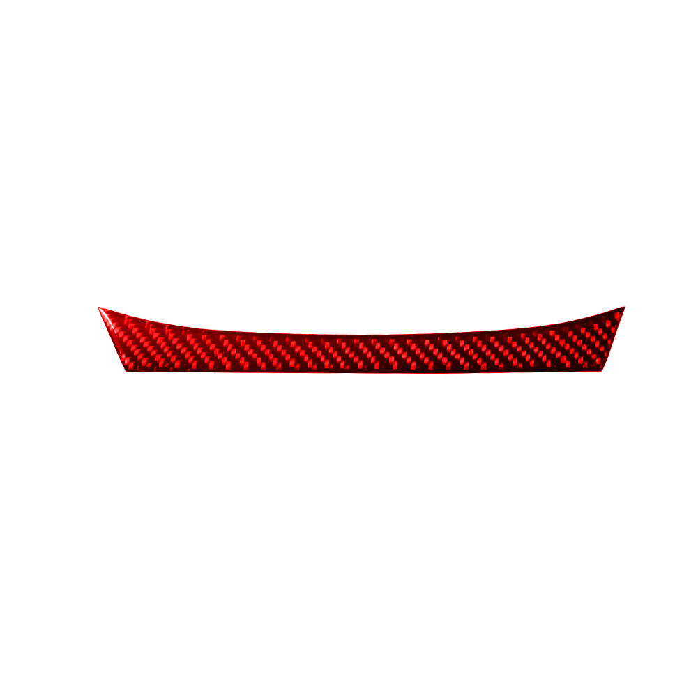 2Pcs Red Carbon Fiber CD Control Panel Cover Trim for Cruze 2009-2015 v