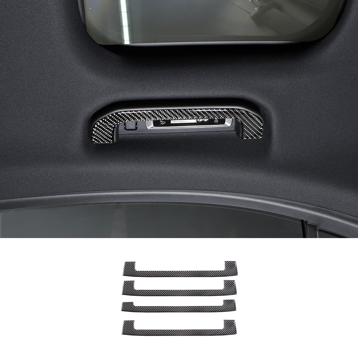 carbon fiber inner door handle grips suitable for C-Class W206 2022- n