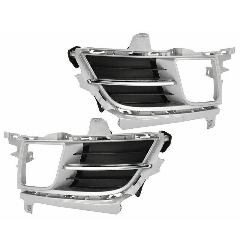Pair Front Bumper Fog Light Chrome Cover for Mazda 6 2009-2010 LH+RH