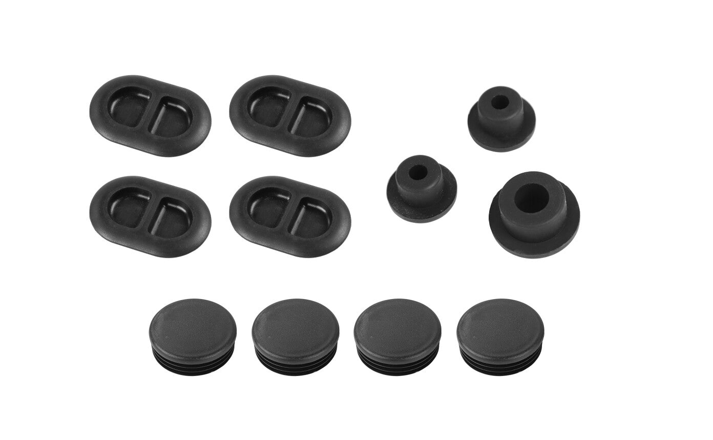 11pcs Frame Drain Floor Mat Plug Set for Jeep JL Sports Sahara Rubicon 2018-2023