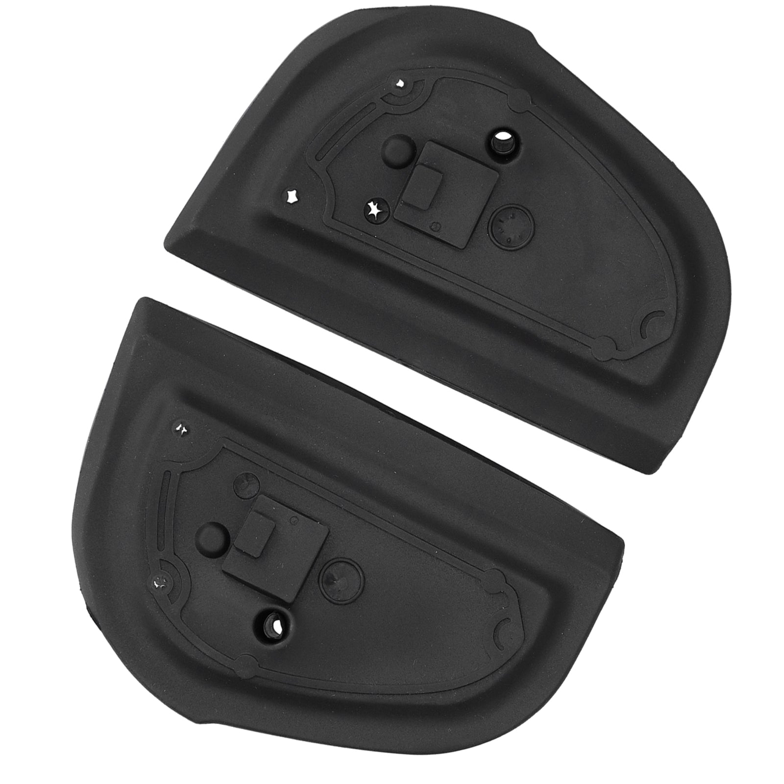 Set of 2PCS Rubber Exterior Mirror Gaskets for Mercedes Benz W210 W202 W140