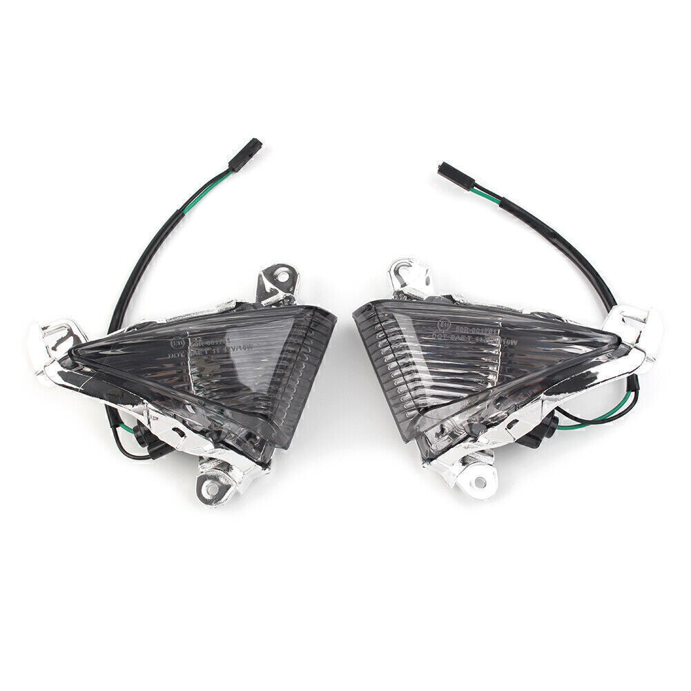 for Kawasaki ZX14R ZX10R ZX636/ZX6R 650F Front Turn Signal Smoke Lens Case