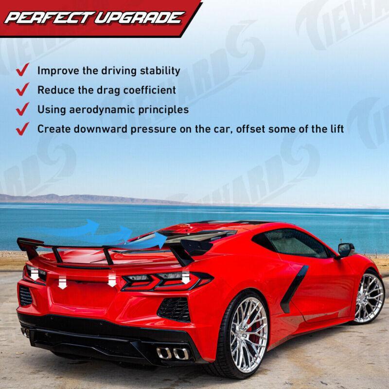 Carbon fiber trunk high-wing boiler suitable for Chevrolet 20-24 for Corvette C8