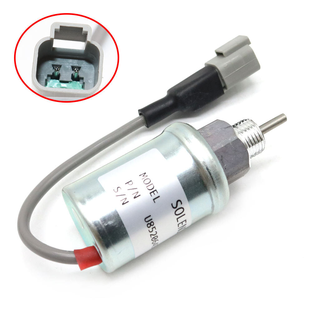 NEW Fuel Shut Off Solenoid HR404C-22T HL403C-15 402D 403D For Perkins 185206452 v