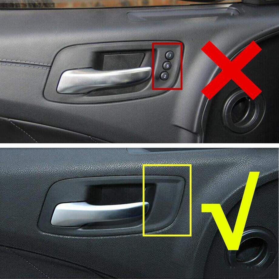 For 11-23 for Chrysler 300/ for Dodge Charger Carbon Interior Door Handle Bowl Trim Cover v