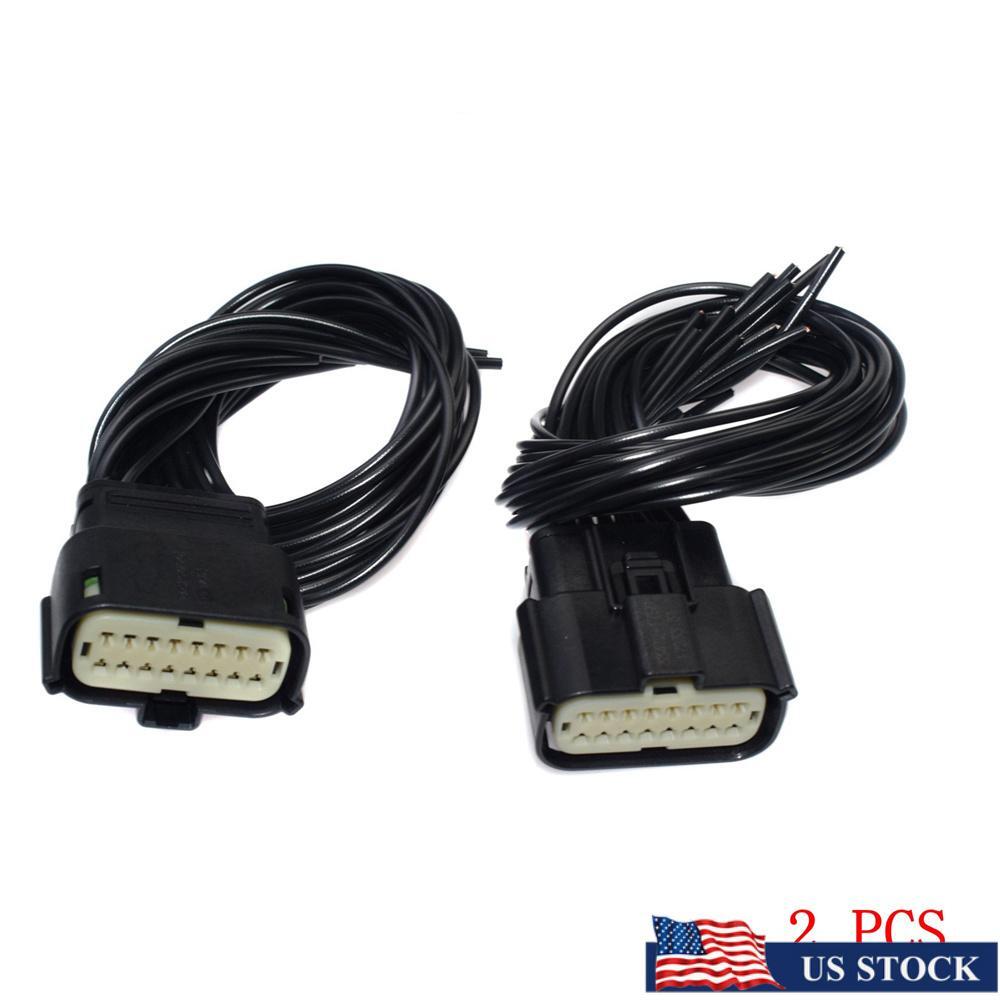 16PIN Headlight Connector Pigtail for Jeep for Grand Cherokee Xenon HID 68202814AA Q