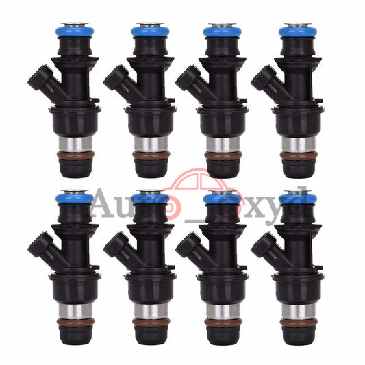 8-piece fuel injector kit 2001-2007 for Chevrolet for GMC , for Cadillac , and for Chevrolet 4.8L, 5.3L, and 6.0L engines.