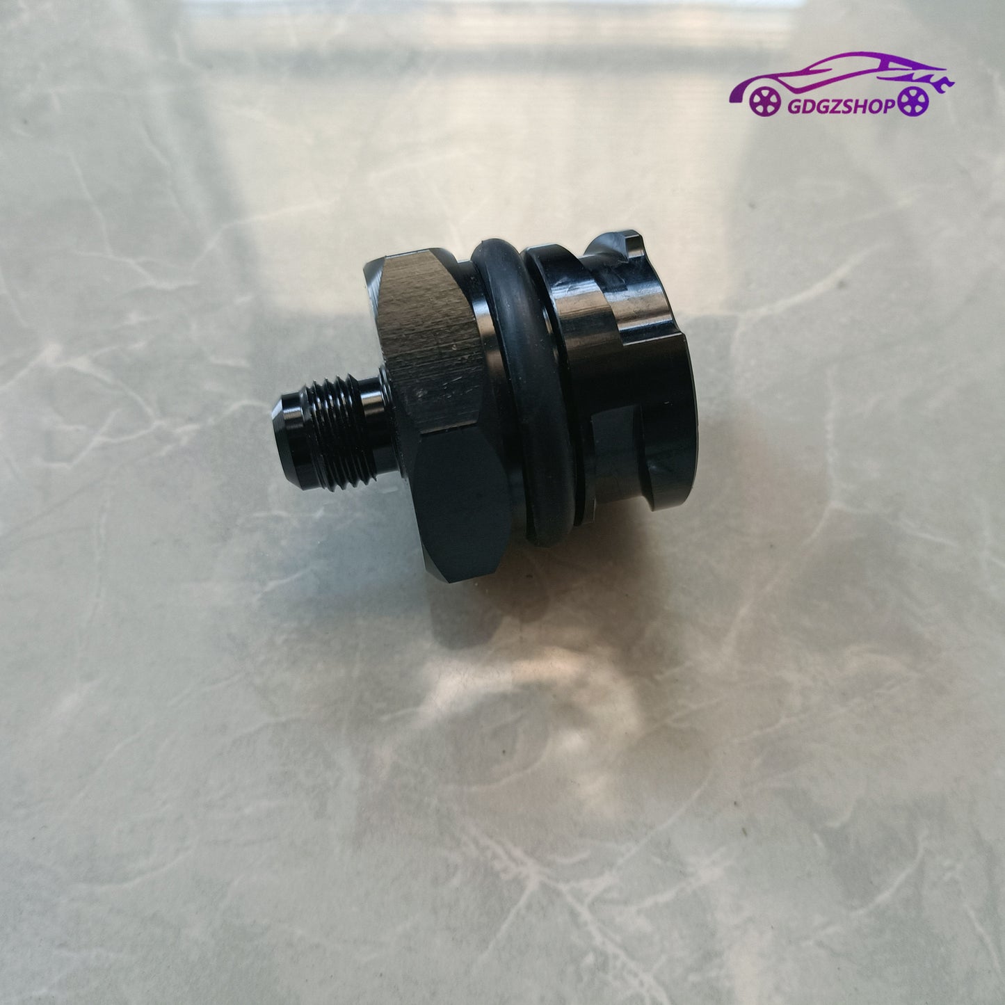 Billet Black Valve Cover Oil Cap w/ -6 AN Fitting for LSX LS1/LS6/LS2/LS3/LS7 Q