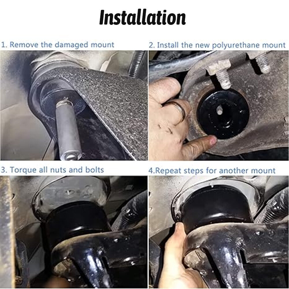 7-141 Body Cab Mount Bushing Kit For 99-14 for Chevy Silverado for GMC for Sierra 1500/2500 Q
