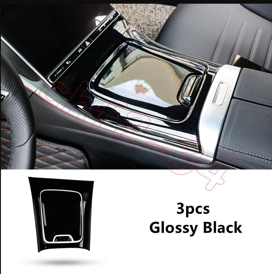 ABS Glossy Black Interior Kit Decor Cover trim26 for Benz C-Class W206 22-2023
