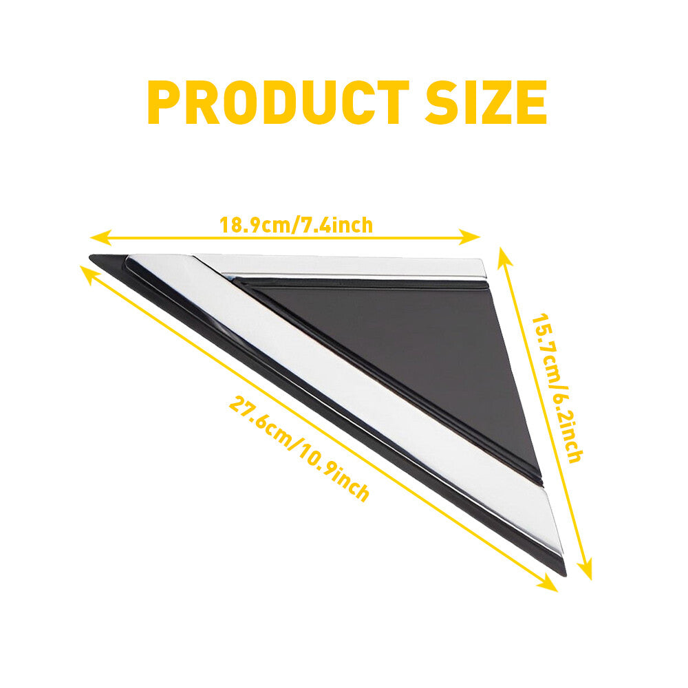 Right Passenger fit for Cadillac SRX 2010 - 2016 Mirror Corner Triangle Molded Fenders- v