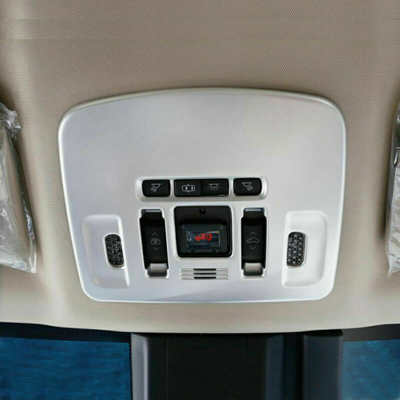 for Toyota for Camry 2018-2020 ABS Matte Silver Front Reading Light Lamp Cover Trim