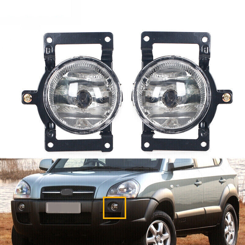 Pair Front Driving lamp Fog Light DriverPassenger For 2005-2012 for Hyundai for Tucson