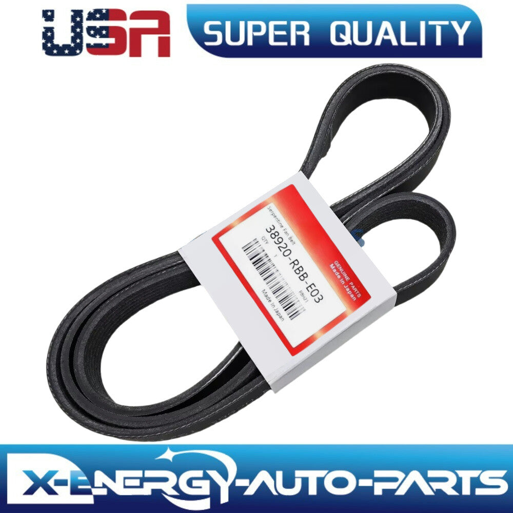 Serpentine Drive Belt 38920-RBB-E03 For 07-09 for Honda CR-V 04-08 for Acura TSX