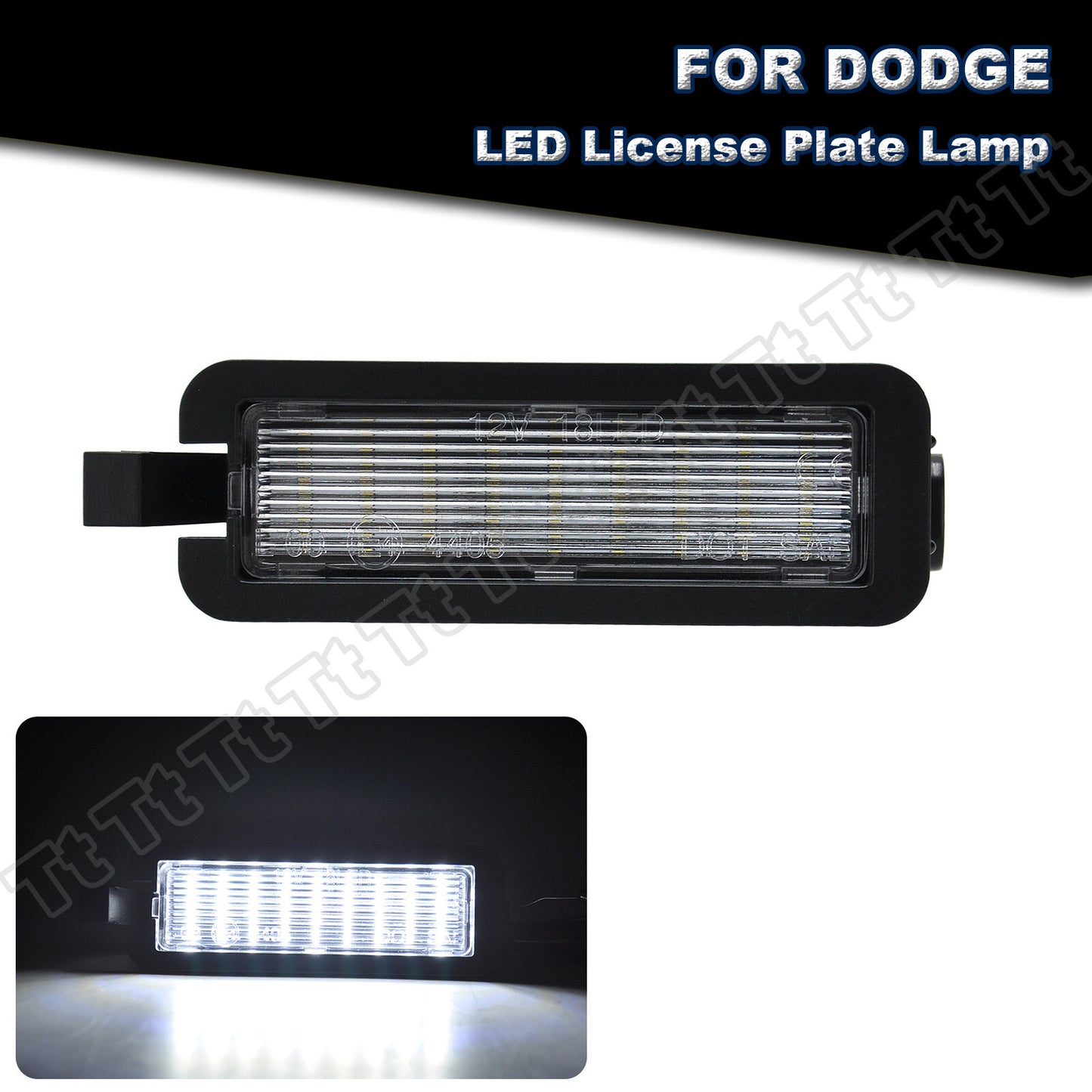 LED license plate lights suitable for 2015-2020 for Dodge Charger for Challenger for Chrysler 300 Q