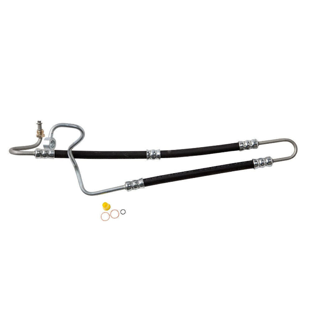 for BMW E46 325i/330i 2001-2005 Power Steering Pump+Hoses+Reservoir with Cap Kit