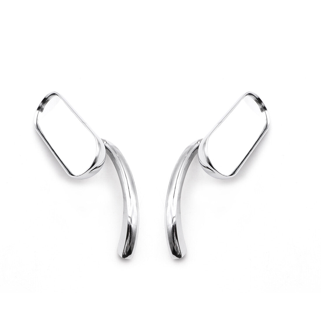 Motorcycle Chrome for Mini Oval Mirror for Harley Dyna Softail Sportster Touring Q