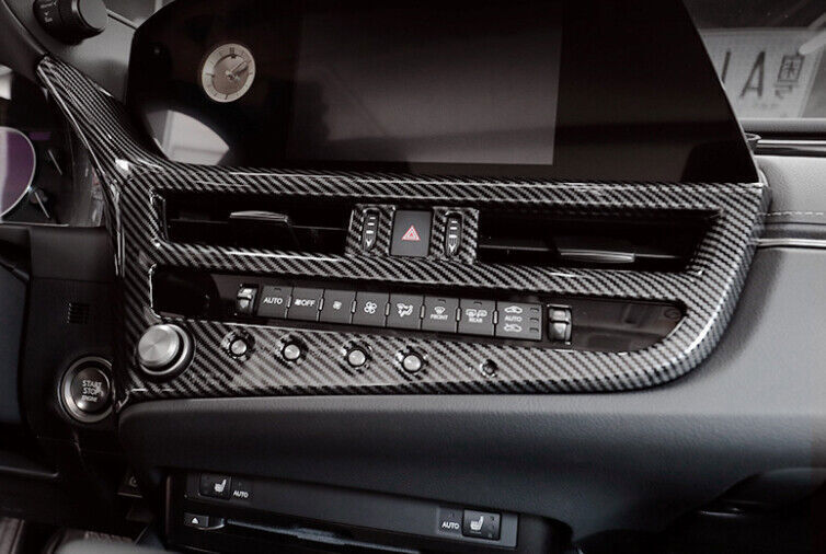 for Lexus ES250 300h 350 2022-2023 ABS Carbon Center Console AC Vent AC Frame n