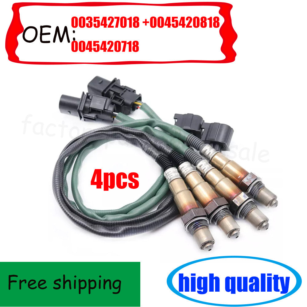 Four upstream and downstream oxygen sensors suitable for S550, E550, ML350, and ML550 models from 2006 to 2013. n