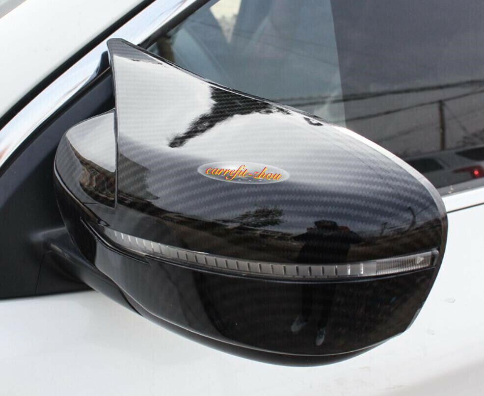 For Rogue 2019 2020 Carbon Fiber ABS Side Rearview Mirror Cover Trim n
