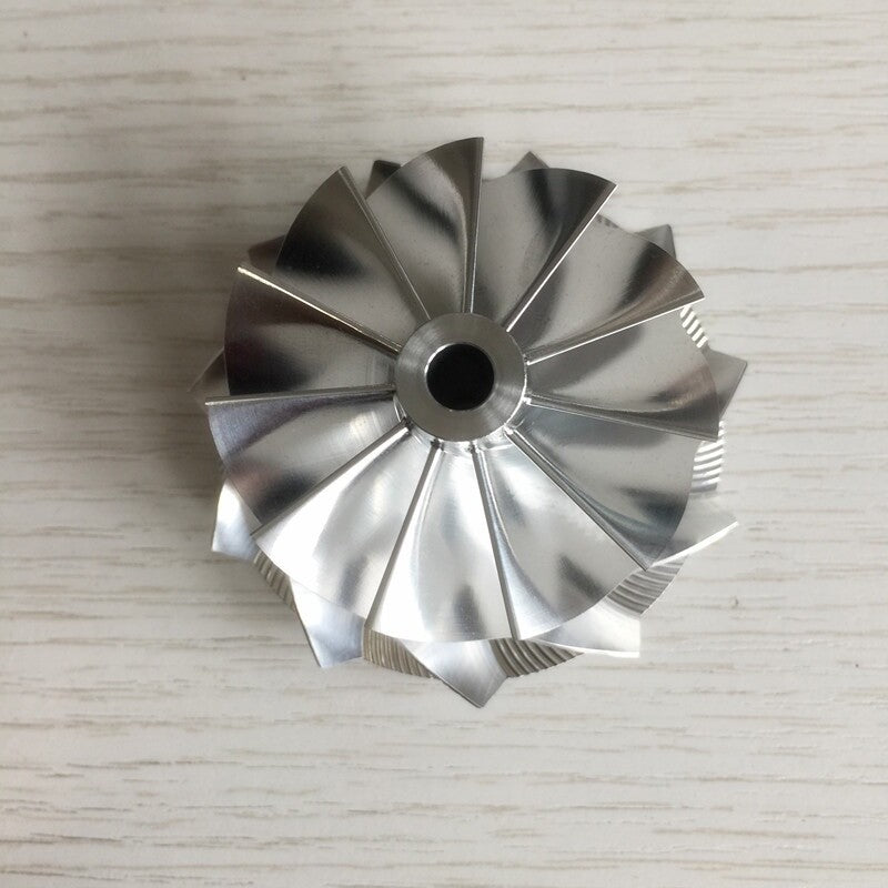 RHF5HB 11+0 Blade High-Performance 48.50/59.94 mm Turbine Billet Compressor Wheel