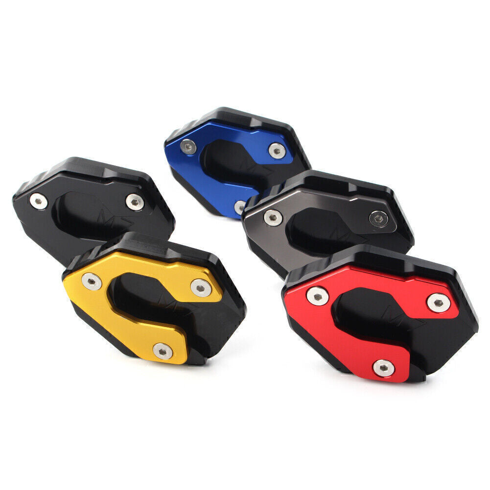 for Yamaha MT-07 FZ-07 Motorcycke Kickstand Side Stand Extension Plate Pad Q