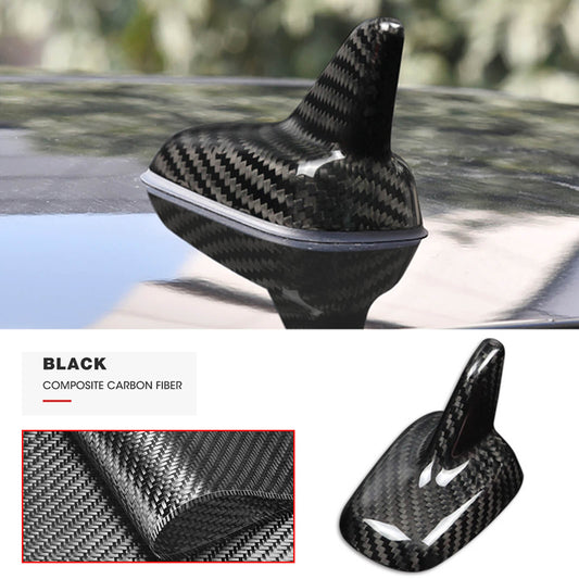 REAL HARD Dry Carbon Fiber Roof Shark Fin Antenna Cover Fits 15-21 for Golf 7 MK7 Q
