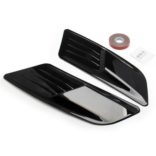 2x/set Hood Scoop Intake Vent Fit For Racing Car Universal Hoods Vents Cover New n