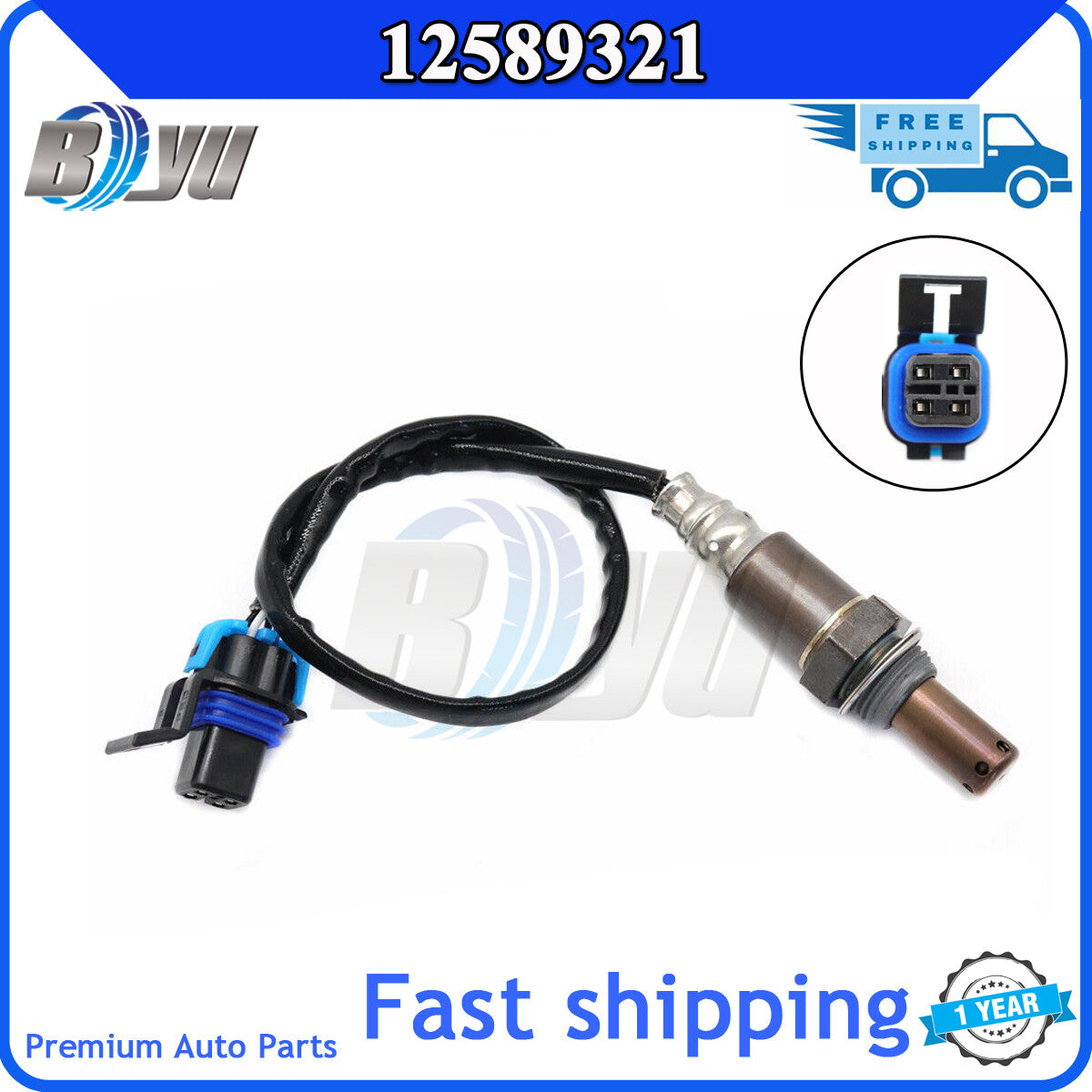O2 sensor 12589321, suitable for 2007-2013 Silverado 1500 4.3L. v