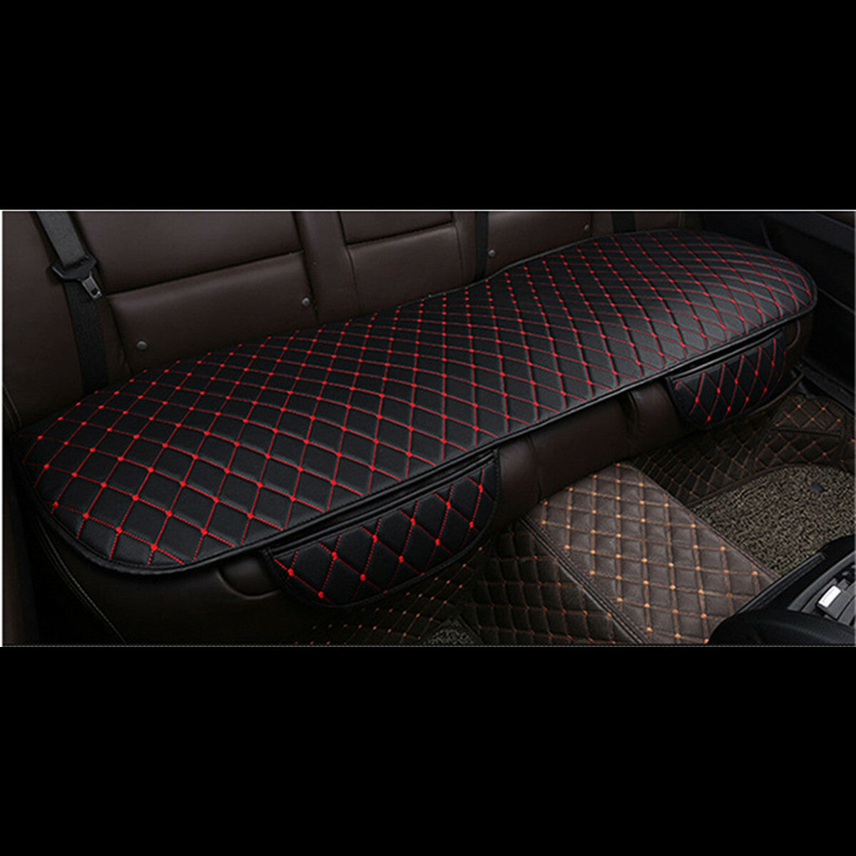 Rear Back Car for Seat Cover Protector PU Leather Mat Auto Chair Cushion Accessories