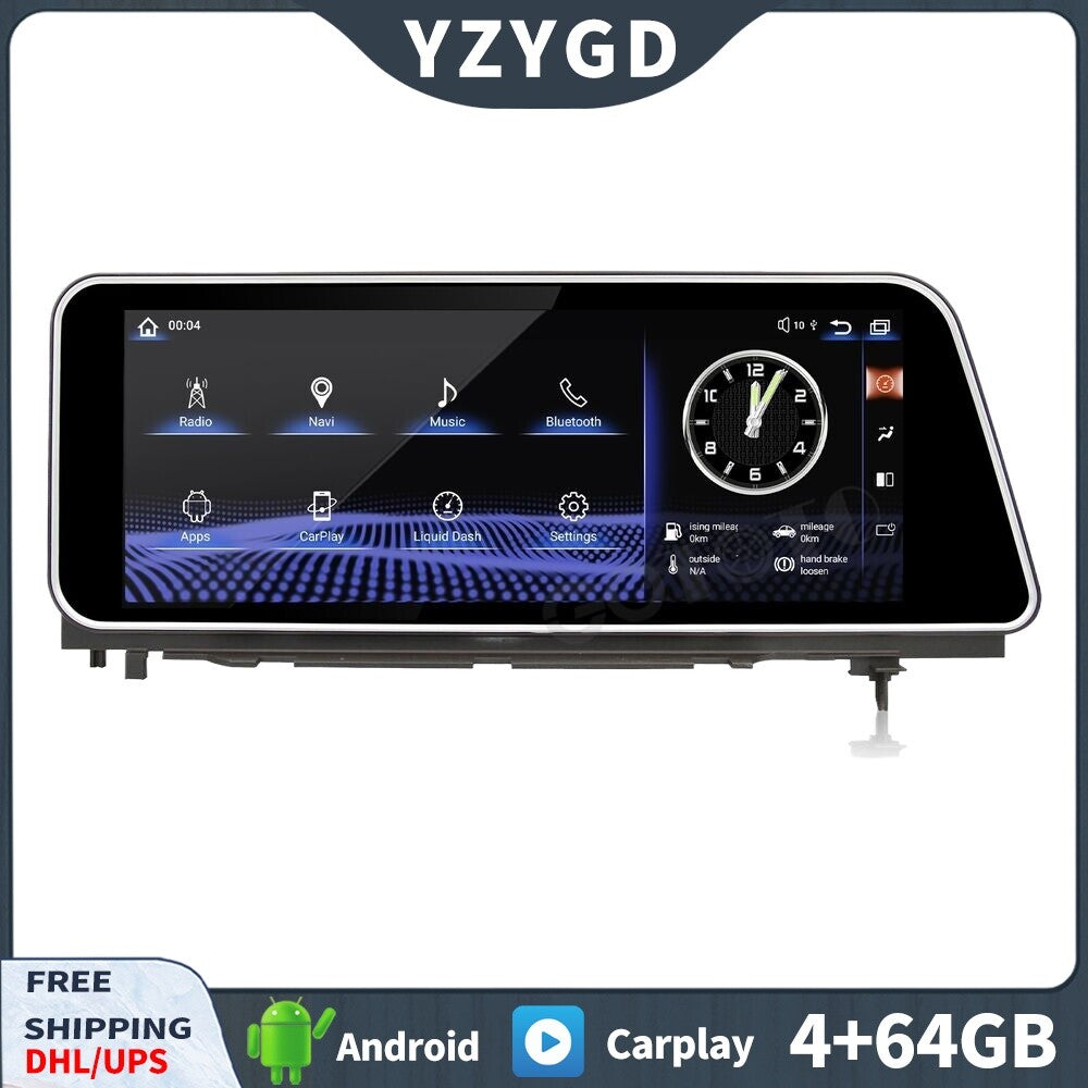 for Lexus for RX RX200t RX300 RX350 RX400h RX450h Android Car Radio Carplay Screen