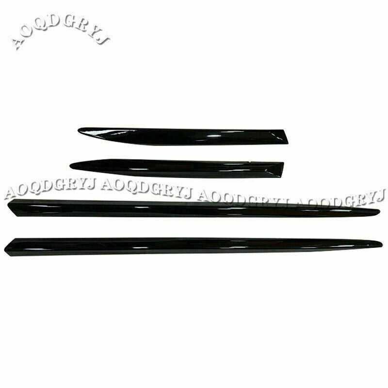 for LEXUS LX570 2016-2021 Bright Black Side Door Body Anti-collision Cover Trim