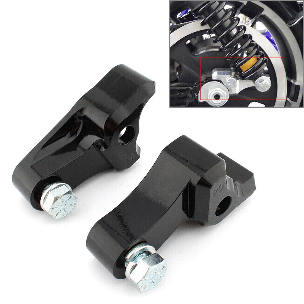 Rear Shock Absorber 1 Lowering Kit Pair for Harley Touring FLHX FLHR FLHT Black