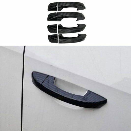 for Golf MK6 2011-2013 ABS Carbon Exterior Outside Door Handle Trim n