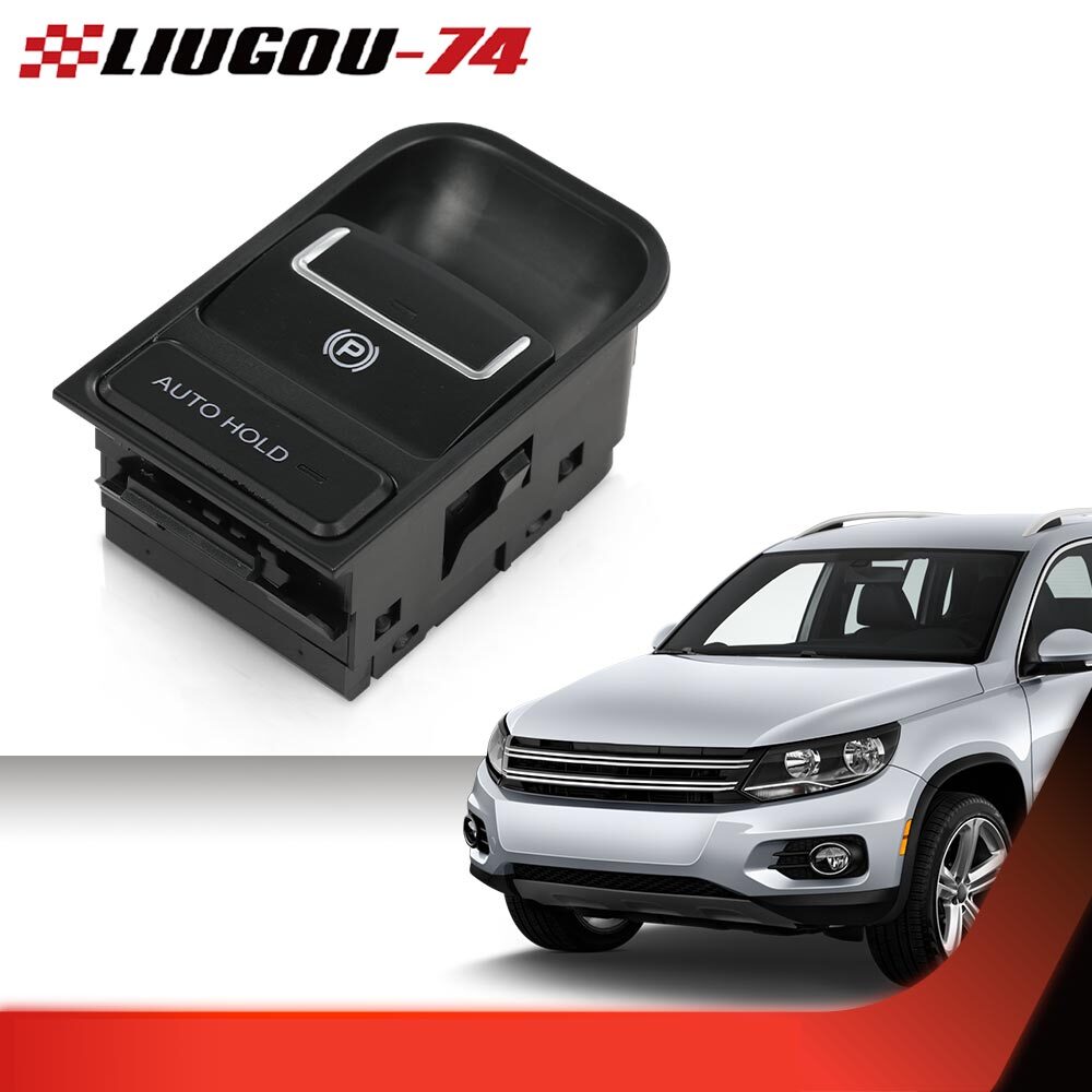 Black parking brake automatic switch suitable for 2008-2015 for Tiguan brand new- v
