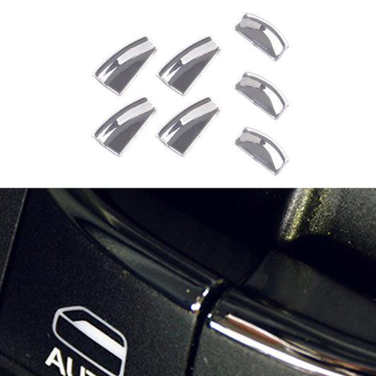 7Pcs Window Lift Switch Button Cover Trim Sequins for Jeep for Grand Cherokee 11-21 Q