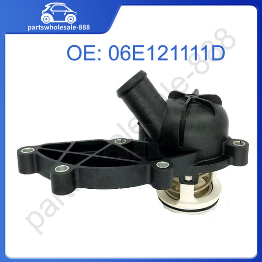 Engine Coolant Thermostat With Housing For 05-09 for Audi A4 A6 Quattro 06E121111D