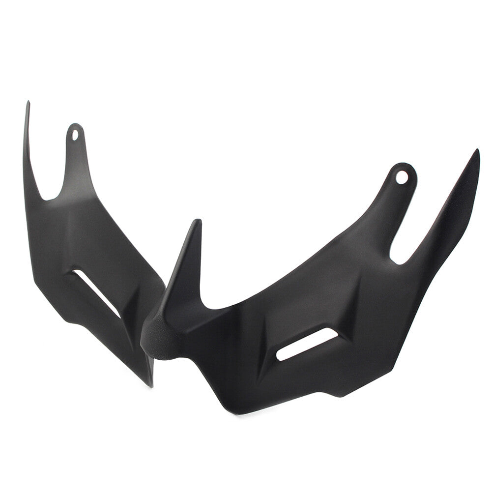 for Yamaha YZF R3 R25 2014-2018 Black Front Fairing Winglet Aerodynamic Spoiler