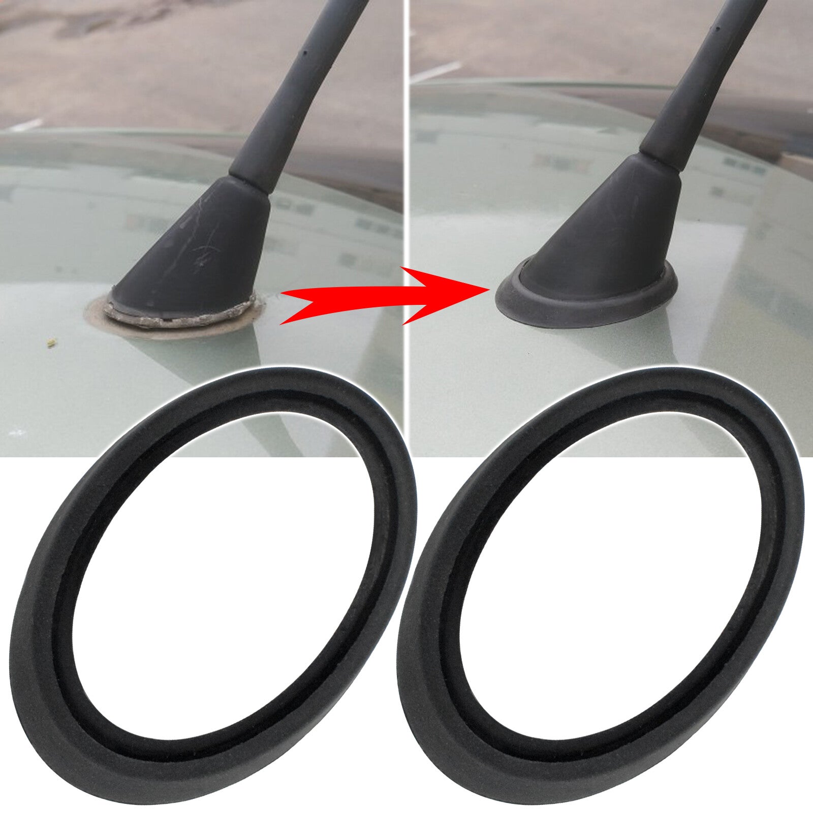 Car Antenna Base Gasket Seal  for ford  Focus Mondeo Fiesta Transit Fusion Escort Q