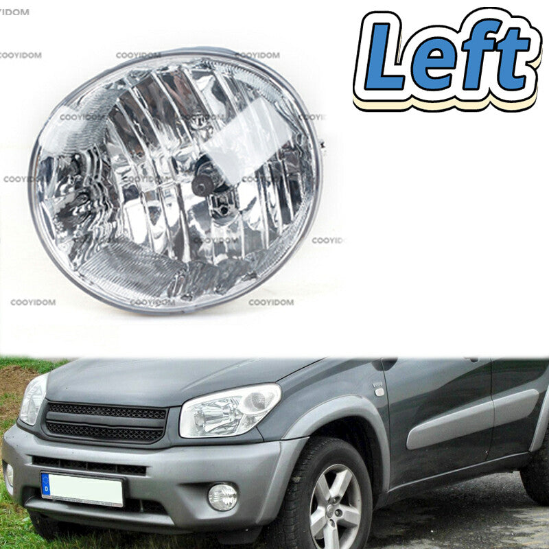 Left New For RAV4 2004-2005 Front Bumper Fog Light clear lens with bulb v