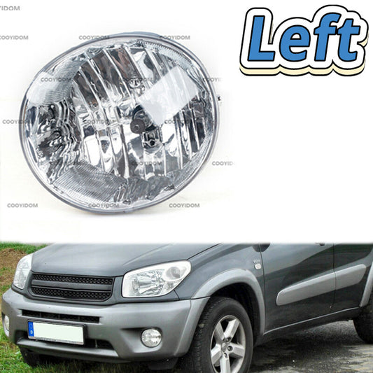 Left New For RAV4 2004-2005 Front Bumper Fog Light clear lens with bulb v