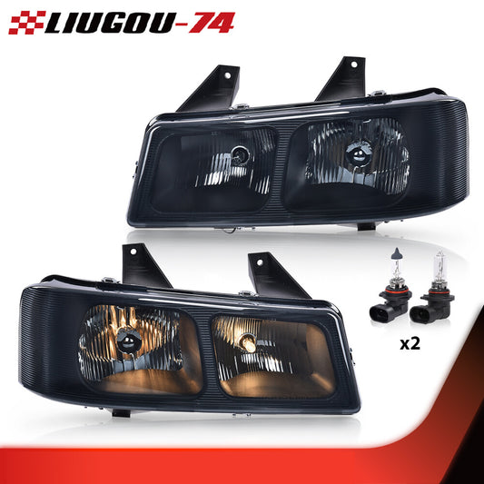 Fits 2003 - 2019 for Express for GMC Savana Van for CHRome/Smoked Headlights - v