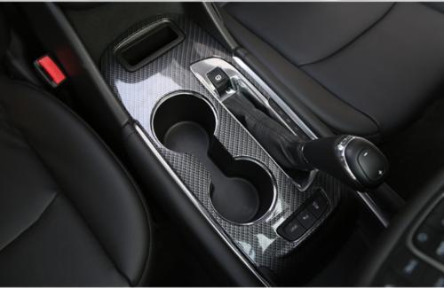 for Chevrolet Malibu 16-2021 Carbon Fiber Central Console Gear Shift Cover Trim