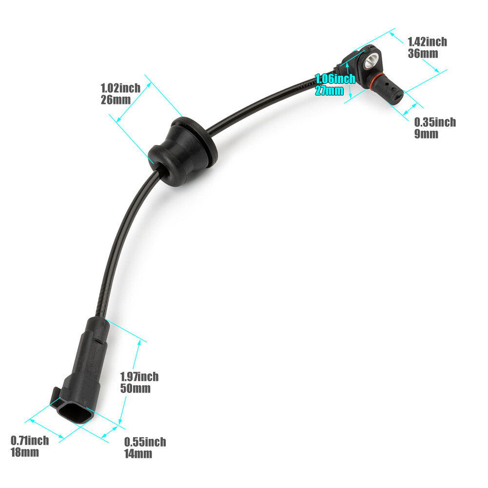 Suitable for Equinox for GMC Terrain 10-17 ABS rear wheel speed sensor left/right n
