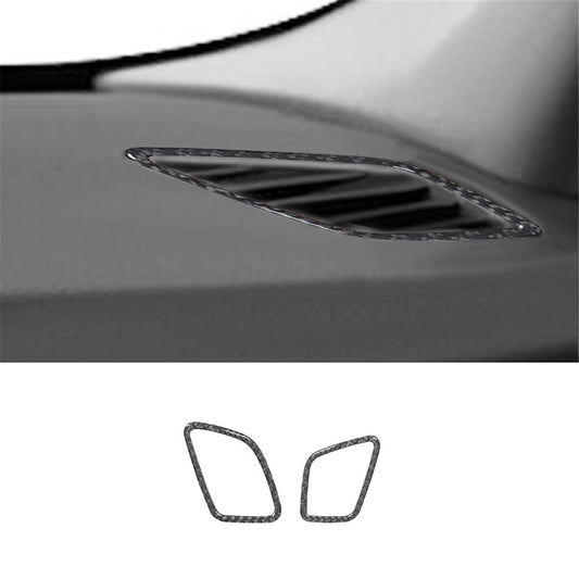 for Mazda RX-8 2004-2008 Carbon Fiber Storage Box Panel Cover Trim Decoration v