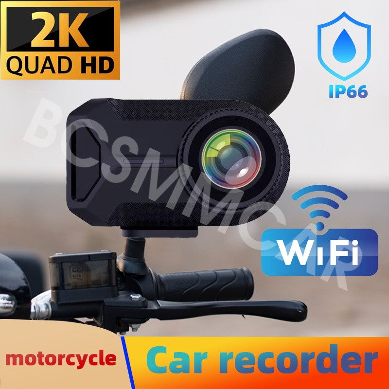 Motorcycle Video Recorder Waterproof Dash Cam For Long Distance Cycling Record Q